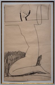 Térdelő kariatidák alkotó: Amedeo Modigliani