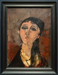 Lányfej (Louise) alkotó: Amedeo Modigliani