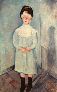 A kislány kékben alkotó: Amedeo Modigliani