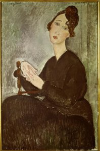Dédie portréja (Odette Hayden) alkotó: Amedeo Modigliani