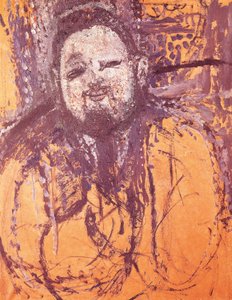 Diego Rivera portréja, Amedeo Modigliani (1884-1920), olaj és tempera, vászon alkotó: Amedeo Modigliani
