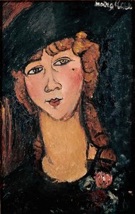 Lolotte portréja Amedeo Modigliani (1884-1920) festménye 1917 V. 0,35x0,55 m Párizs, modern nemzeti művészeti múzeum alkotó: Amedeo Modigliani