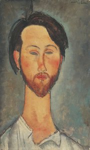Léopold Zborowski portréja 1889-1932, 1918. alkotó: Amedeo Modigliani