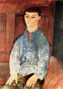 Moise Kisling Seduto portréja alkotó: Amedeo Modigliani