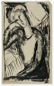 Egy fiatal nő portréja alkotó: Amedeo Modigliani