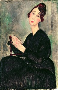 Egy fiatal nő portréja alkotó: Amedeo Modigliani