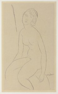 Ülő akt alkotó: Amedeo Modigliani