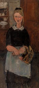 A szép háziasszony (La Jolie ménagère) alkotó: Amedeo Modigliani