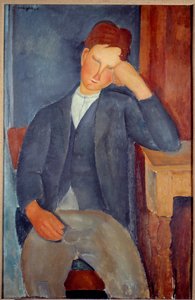 Amedeo Modigliani Fiatal tanítványa festménye alkotó: Amedeo Modigliani