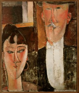 A jegyes (olaj, vászon) alkotó: Amedeo Modigliani