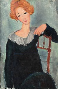 Vörös hajú nő alkotó: Amedeo Modigliani