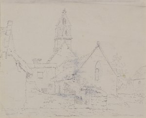 Romos templom, 1803 körül (ceruza)