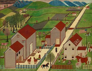 Mahantango Valley Farm alkotó: American 19th Century