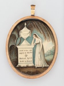 Emlékminiatűr alkotó: American 19th Century