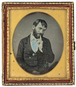 Egy férfi portréja alkotó: American 19th Century