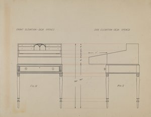 Asztal alkotó: American 20th Century