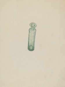 Üveg gyógyszeres fiola alkotó: American 20th Century