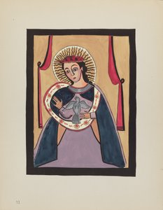 11. tábla: Angyali üdvözlet: A „Spanish Colonial Designs of New Mexico” portfólióból alkotó: American 20th Century
