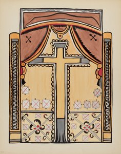 13. tábla: Tervezés kereszttel: A „Spanish Colonial Designs of New Mexico” portfólióból alkotó: American 20th Century