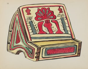 18. tábla: Olvasópult: „Új-Mexikó spanyol gyarmati tervei” portfólióból alkotó: American 20th Century