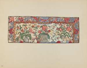 23. tábla: Festés bakbőrre: A „Spanish Colonial Designs of New Mexico” portfólióból