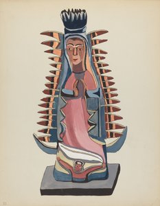 31. tábla: Guadalupe-i Szűzanya: A „Spanish Colonial Designs of New Mexico” portfólióból alkotó: American 20th Century