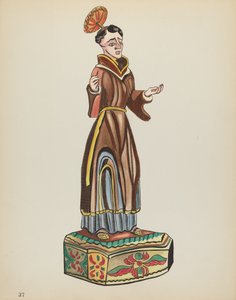 37. tábla: Szent Antal: A „Spanish Colonial Designs of New Mexico” portfólióból