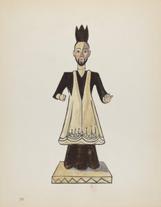 39. tábla: Nepomuk Szent János: A „Spanish Colonial Designs of New Mexico” portfólióból alkotó: American 20th Century