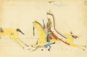 Szarka, Üvöltő farkas, Déli Cheyenne alkotó: American Native