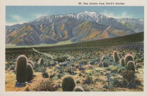 Kalifornia: Mount San Jacinto az Ördögkertből (fotó) alkotó: American Photographer (after)