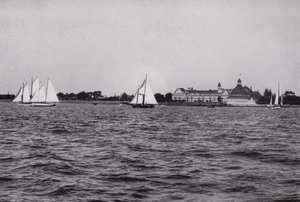 Kalifornia: San Diego, Hotel Del Coronado a San Diego-öbölben, Kalifornia egyik legkedveltebb egész éves szórakozóhelye (f/w fotó) alkotó: American Photographer (after)