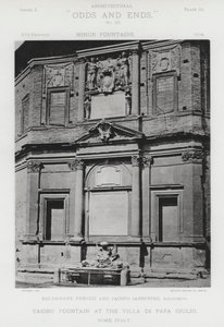 Kaszinó szökőkút a Villa Di Papa Giulio-ban, Róma, Olaszország (f/w fotó) alkotó: American Photographer (after)