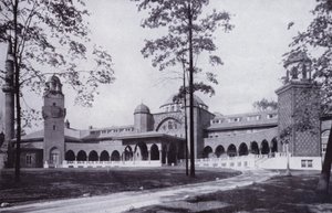 Chicago: Medinah Country Club (fekete-fehér fotó). alkotó: American Photographer (after)