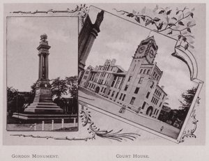 Gordon-emlékmű; Court House (f/w fotó) alkotó: American Photographer (after)
