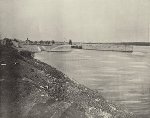 Kormányzati zárak Keokuk közelében, Iowa államban (f/w fotó) alkotó: American Photographer (after)