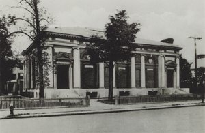 Harvard Egyetem: New Lecture Hall (f/w fotó) alkotó: American Photographer (after)