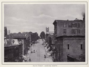 Jamestown, NY: Main Street, északra néz (f/w fotó) alkotó: American Photographer (after)