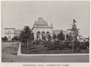 Philadelphia: Memorial Hall, Fairmount Park (f/w fotó) alkotó: American Photographer (after)