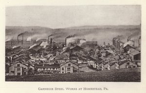 Pittsburgh: Carnegie Steel Works at Homestead, Pennsylvania (f/w fotó) alkotó: American Photographer (after)