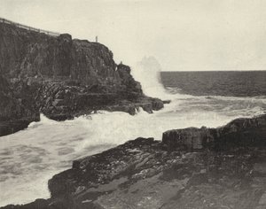 Tengeri fal, Bald Head Cliff, Maine (fekete-fehér fotó) alkotó: American Photographer (after)