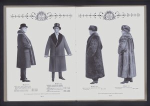 Kétoldalas terjedelem a Theatre of Fur Fashion című filmből (f/w fotó) alkotó: American Photographer (after)