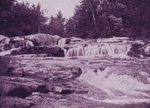 Upper Jackson Falls, Wild-Cat River, New Hampshire (f/w fotó) alkotó: American Photographer (after)
