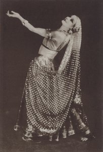 Ann Pavlova mint Rhada a "Keleti impressziók" című filmben (fekete-fehér fotó) alkotó: American Photographer