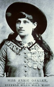 Annie Oakley (1860-1926) (f/w fotó) alkotó: American Photographer