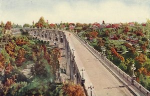 Arroyo Seco híd, Pasadena (színes fénykép) alkotó: American Photographer