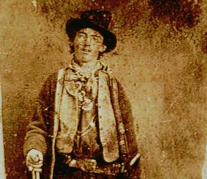 Billy The Kid (1859-81) 1880 körül (az eredeti óntípus másolata) alkotó: American Photographer