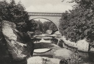 Boston: Newton Upper Falls, Newton (fekete-fehér fotó) alkotó: American Photographer