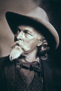 Buffalo Bill (1846-1917) utolsó éveiben (f/w fotó) alkotó: American Photographer