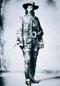 Buffalo Bill Cody (1846-1917) (f/w fotó) alkotó: American Photographer
