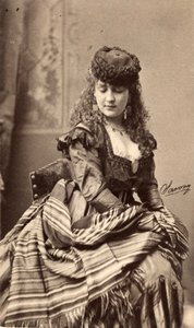 Adah Isaacs Menken színész kabinetkártya képe alkotó: American Photographer